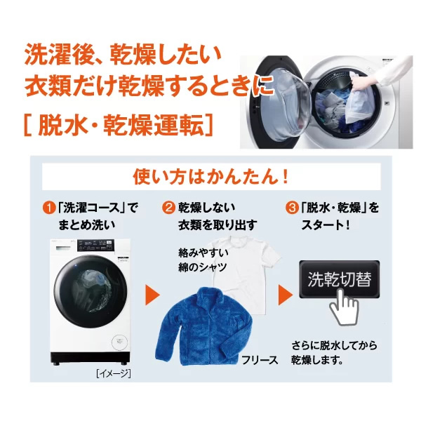 在庫あり　【リファービッシュ品/超美品】【標準設置費込】ドラム式洗濯乾燥機 AQUA アクア 8.0kg 右開き ホワイト AQW-D8R-R-W