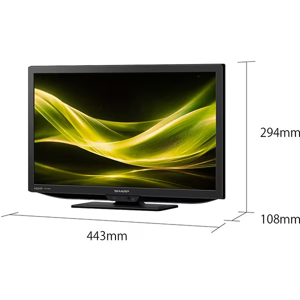 在庫あり　テレビ 2T-C19GE1 SHARP シャープ AQUOS アクオス GE1ライン 液晶テレビ 19V型 ハイビジョン 外付HDD対応_2
