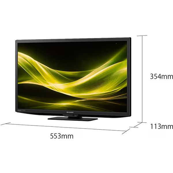 テレビ 2T-C24GE1 SHARP シャープ AQUOS アクオス GE1ライン 液晶テレビ 24V型 ハイビジョン 外付HDD対応_2