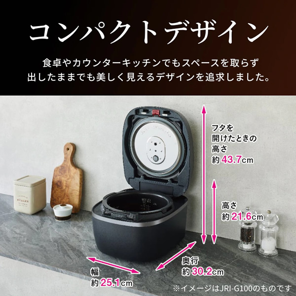 [予約]圧力IHジャー炊飯器 TIGER タイガー 3.5合炊き オフホワイト 炊きたて ご泡火炊き JRI-C060-WO_7