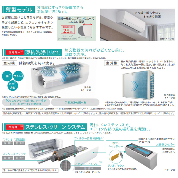 【標準工事込み】エアコン 日立 白くまくん ステンレス・クリーン MJシリーズ 20畳用 200V フィルター自動お掃除機能 RAS-MJ6325D-W 6.3kW