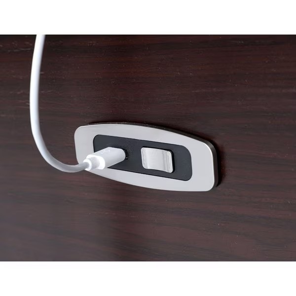 電動 リクライニングソファ USBポート付き スマホホルダー付き 一人掛け 谷村実業 Vita ブラック VT-002-02-BK_4