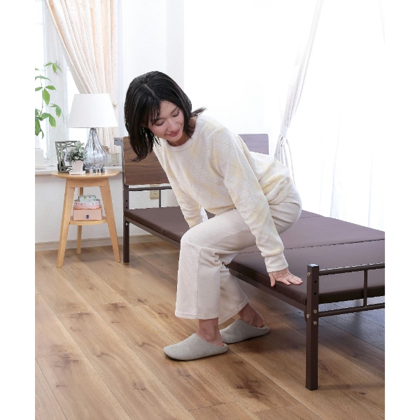 ベッド Vita 宮付き パイプベッド シングル 2口コンセント付き 谷村 