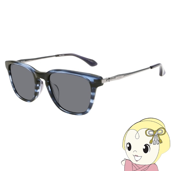 在庫あり　偏光サングラス ウェリントン AVIREX AXS-305 COL2 ネイビーササ・ガンメタル スモーク偏光 紫外線対策 ドライブ 運転 メンズ レディース