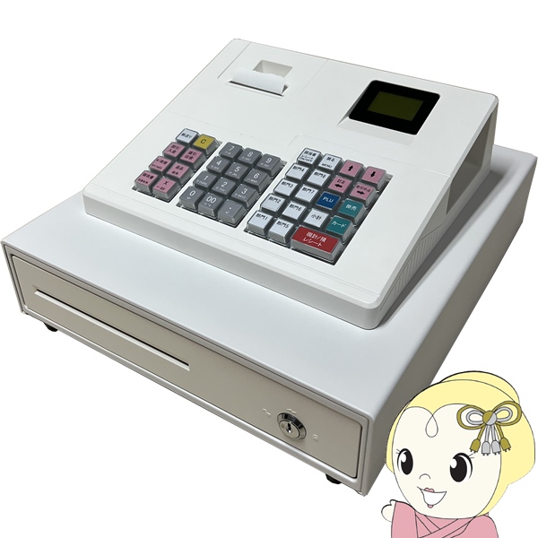 レジスター クローバー電子 JET-400Z 感熱紙タイプ 軽減税率対応モデル 小型 シンプルタイプ