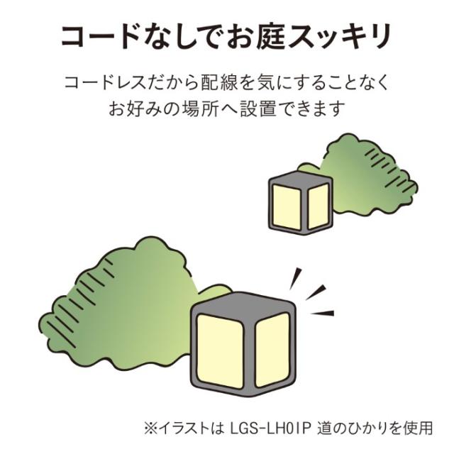 ひかりノベーション SUNCHARGE サンチャージ 花のひかり 2個セット 置くだけ 太陽光 花壇 LGS-LH02P_7
