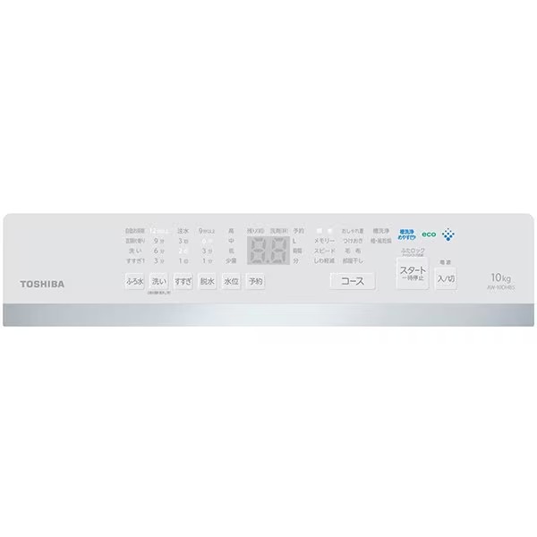 洗濯機 標準設置込 東芝 10.0kg インバーター全自動洗濯機 ZABOON ザブーン AW-10DHB5-W グランホワイト