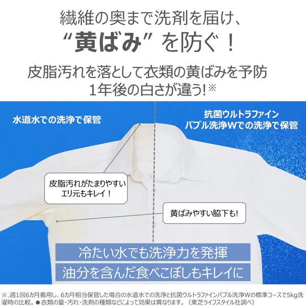 [予約]洗濯機 【標準設置費込】 東芝 TOSHIBA 全自動洗濯機 ZABOON ザブーン 洗濯10kg 液体洗剤・柔軟剤自動投入 AW-10DPB5-W グランホワイト_4