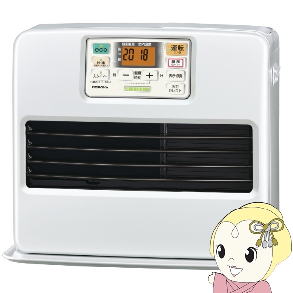 コロナ 石油ファンヒーター FH-ST5725BY-W STシリーズ 木造15畳/鉄筋20畳 パールホワイト 省エネ おしゃれ 石油ストーブ