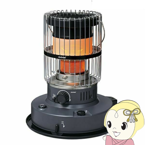 在庫限り　石油ストーブ トヨトミ TOYOTOMI ダブルクリーン対流型 グレー KR-47A-H 木造12畳/コンクリート17畳まで おしゃれ