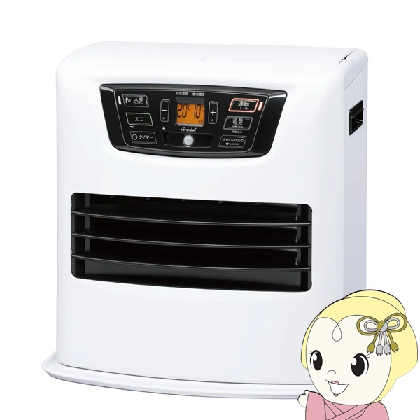 石油ファンヒーター トヨトミ 人感センサー付き ホワイト LC-S36P-W 木造10畳/鉄筋13畳まで  おしゃれ ストーブ