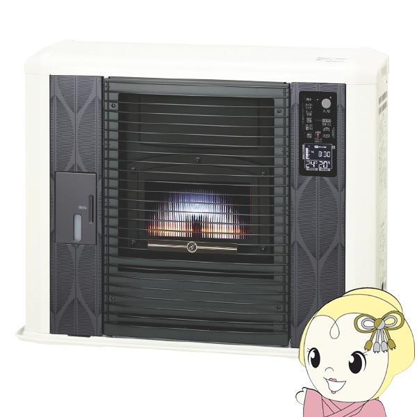 【メーカー直送】 石油ストーブ FF式 ふく射 ゼータス イング Gモデル 床暖房内蔵 UFH-G7040SX E 長府製作所 サンポット ホワイト