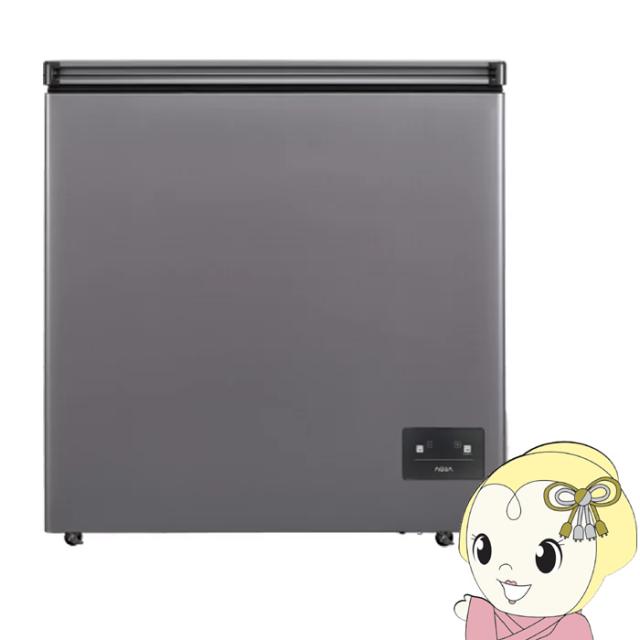 [予約 約1週間以降]冷凍庫 【標準設置費込】 AQUA アクア 165L ダークシルバー AQF-F17CR-DS　ぎおん