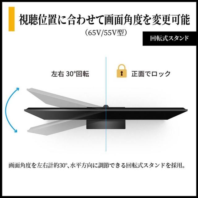 【設置込】 AQUOS mini LEDテレビ 65V型 シャープ HV1ライン 高画質 高音質 ネット動画 快適・便利 デザイン 4T-C65HV1_15