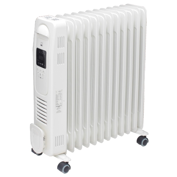 オイルヒーター キャスター付き 黒・白 メーカー直送】 オイルヒーター ハンガー付モデル DBK 4〜9畳用 1300W