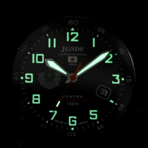 在庫あり　腕時計 ケンテックス JSDF ソーラー メンズ チタン KENTEX S815M-03 アナログ ブラック 日本製 海上自衛隊モデル オリジナルドッグタグ付き_4