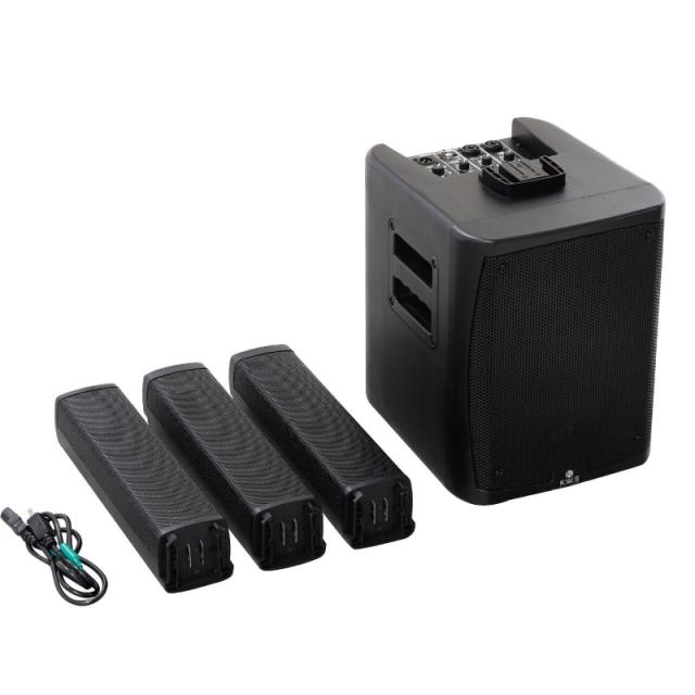 K.W.S C-PORTER 200BT 200W ポータブルコラムスピーカー_4