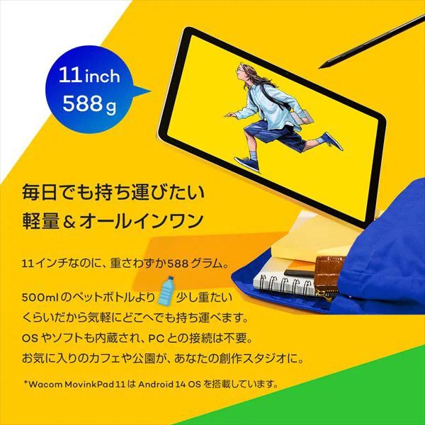 ワコム Wacom MovinkPad 11 ポータブルパッド DTHA116CL0Z_2