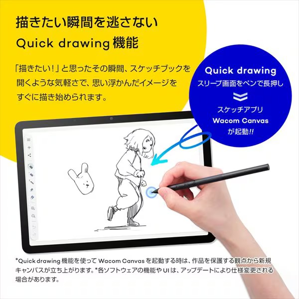 ワコム Wacom MovinkPad 11 ポータブルパッド DTHA116CL0Z_3