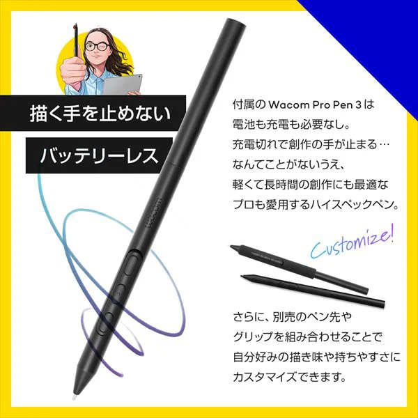 ワコム Wacom MovinkPad 11 ポータブルパッド DTHA116CL0Z_6