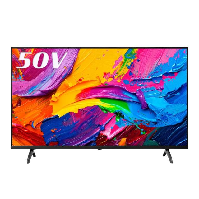 液晶テレビ 50V型 NEXXION ネクシオン BS/110°CS/地上波デジタル 4K対応 FT-NK5060B 音声対応リモコン付き