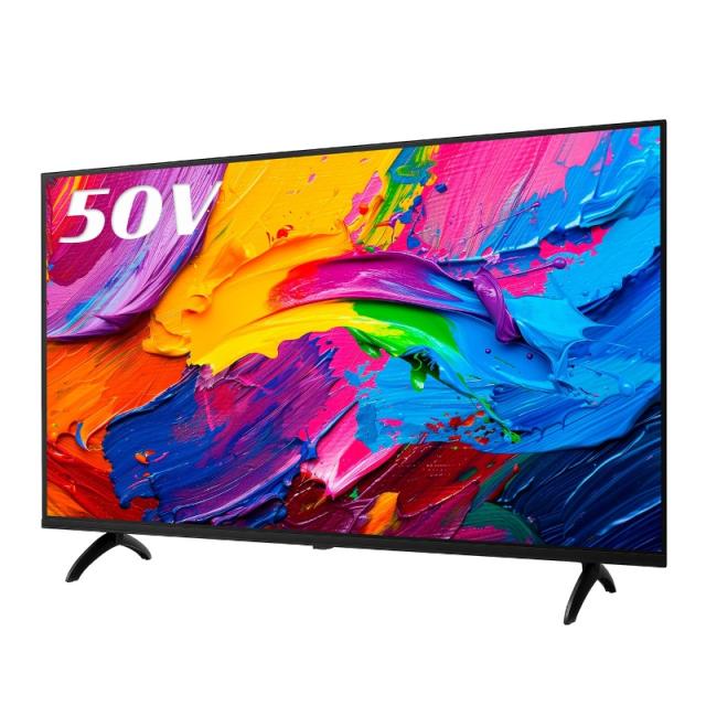 液晶テレビ 50V型 NEXXION ネクシオン BS/110°CS/地上波デジタル 4K対応 FT-NK5060B 音声対応リモコン付き