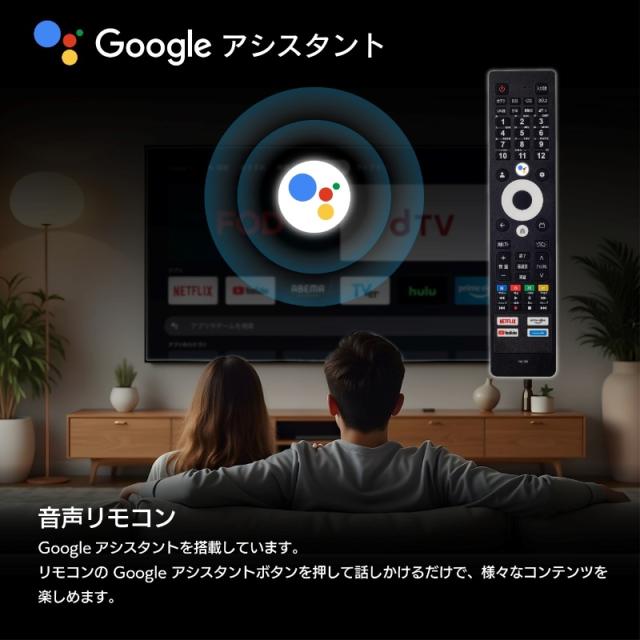 液晶テレビ 50V型 NEXXION ネクシオン BS/110°CS/地上波デジタル 4K対応 FT-NK5060B 音声対応リモコン付き