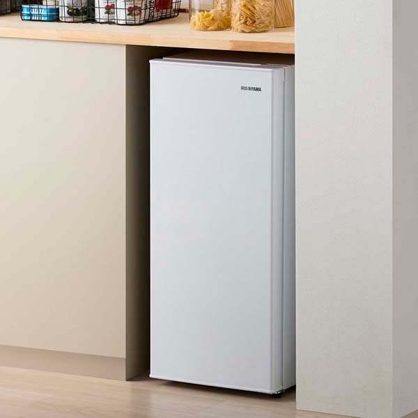 冷凍庫 アイリスオーヤマ 64L 前開き 右開き 1ドア スキマックス 幅 