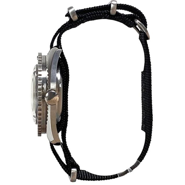 腕時計 NAVAL MILITARY WATCH ナバルウォッチ Automatic ROYAL Military Diver TYPE MIL.-05 A SV/BK 自動巻き NATOベルト_2
