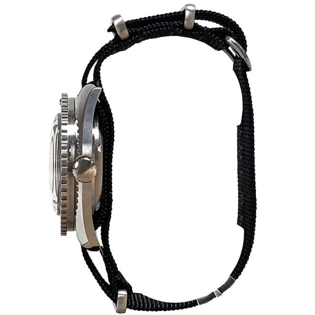 腕時計 NAVAL MILITARY WATCH ナバルウォッチ Automatic ROYAL Military Diver TYPE MIL.-05 B SV/BK 自動巻き NATOベルト_2