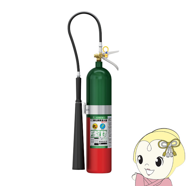 [予約]消火器 モリタ宮田工業 2026年製 二酸化炭素消火器 MCF10 業務用 クリーン 汚損防止 蓄圧式 精密機器やコンピューター室に最適