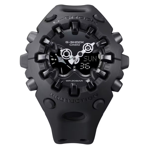 腕時計 G-SHOCK GA-V01 ブラック GA-V01-1AJF メンズ 電池式 アナデジ 樹脂バンド 国内正規品 カシオ_1