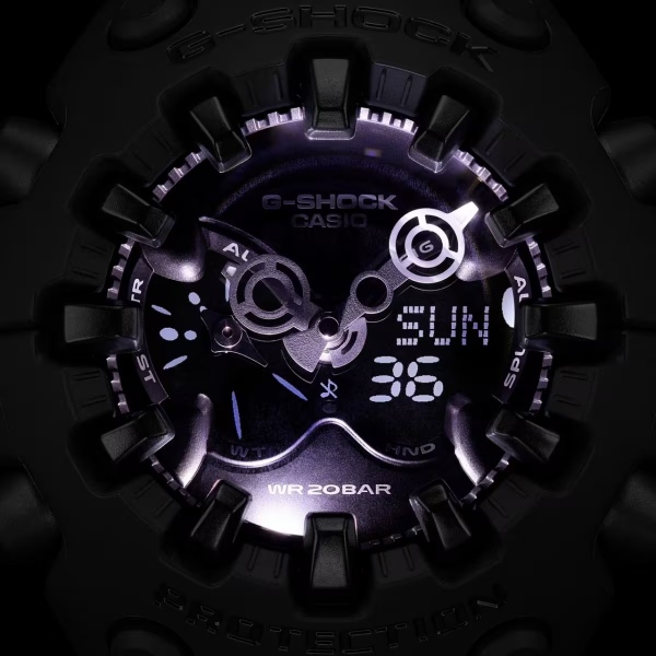 腕時計 G-SHOCK GA-V01 ブラック GA-V01-1AJF メンズ 電池式 アナデジ 樹脂バンド 国内正規品 カシオ_7