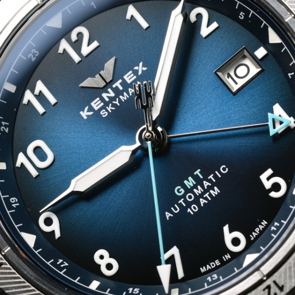 KENTEX ケンテックス スカイマンGMT 自動巻き 腕時計 メンズ  SEIKO製ムーブメント ホライゾンブルー S809M-01_7