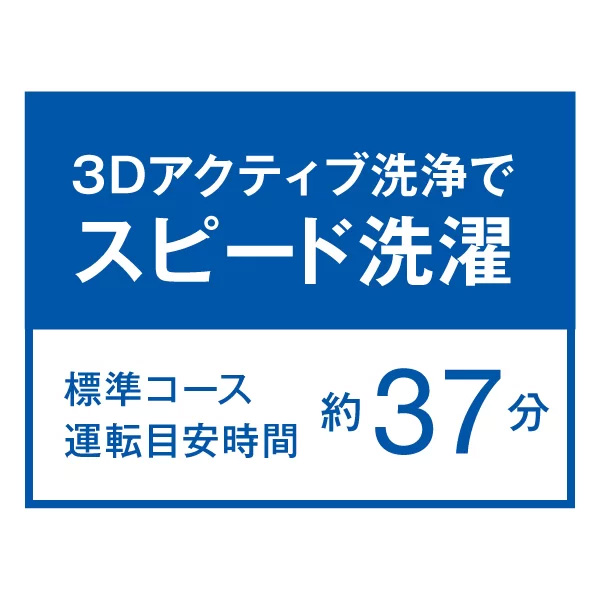 AQUA 全自動洗濯機 7kg アクア AQW-P7A-W ほぐし仕上げ 高濃度クリーン浸透 3Dアクティブ洗浄 クリアガラストップ_14