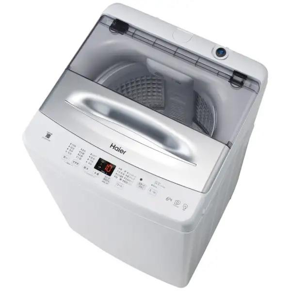 [予約]Haier 全自動洗濯機 ホワイト JW-UD61C white Haier ハイアール 縦型 洗濯6.0kg 槽風乾燥 DDインバーターモーター_1