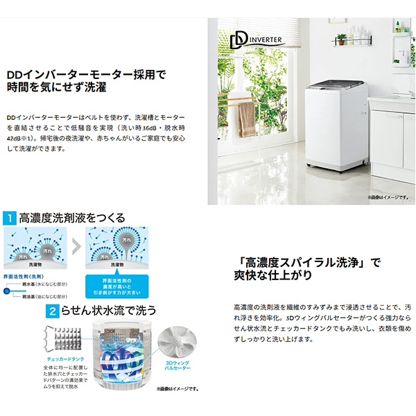ハイアール(Haier) JW-UD80B-W ホワイト 全自動洗濯機 上開き 洗濯8kg 