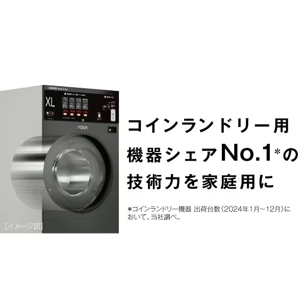 [予約 約1-2週間以降]ドラム式洗濯乾燥機 【標準設置費込】 AQUA アクア まっ直ぐドラム 洗濯12kg/乾燥6kg 左開き ホワイト AQW-SD12A-L-W_6