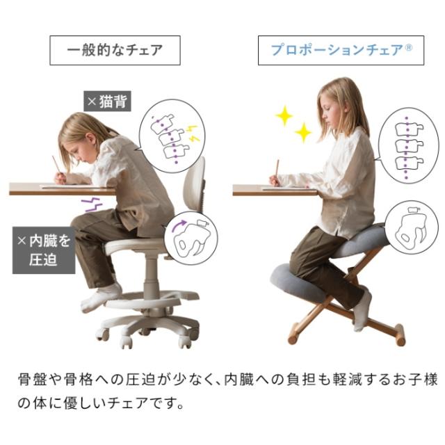 プロポーションチェア SOLA バランスチェア デスクチェア 姿勢改善 猫背矯正 勉強椅子 リビングチェア 学習チェア ライトグレー_8