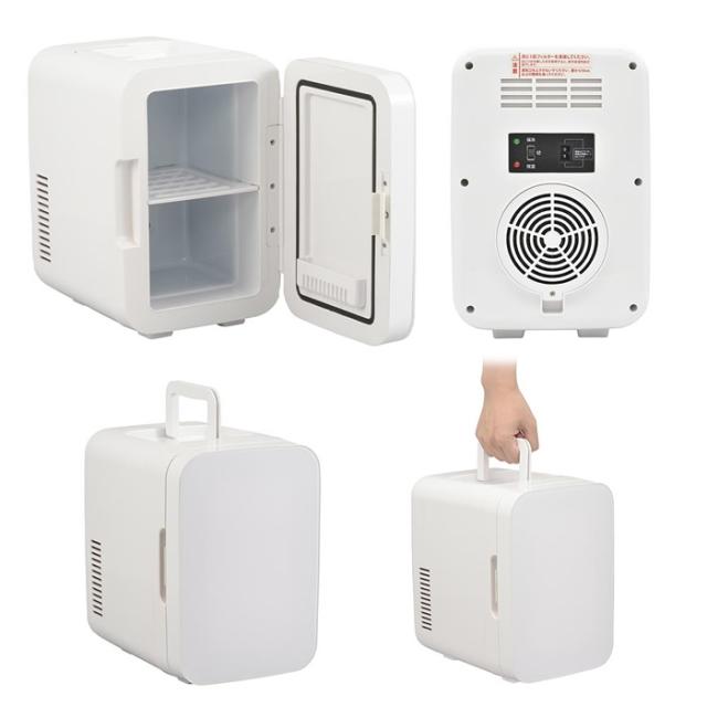 オーム電機 電子式保冷保温ボックス 5リットル COK-R056-W ホワイト ペルチェ式 AC100V、DC12V対応 オールシーズン使用可能_5
