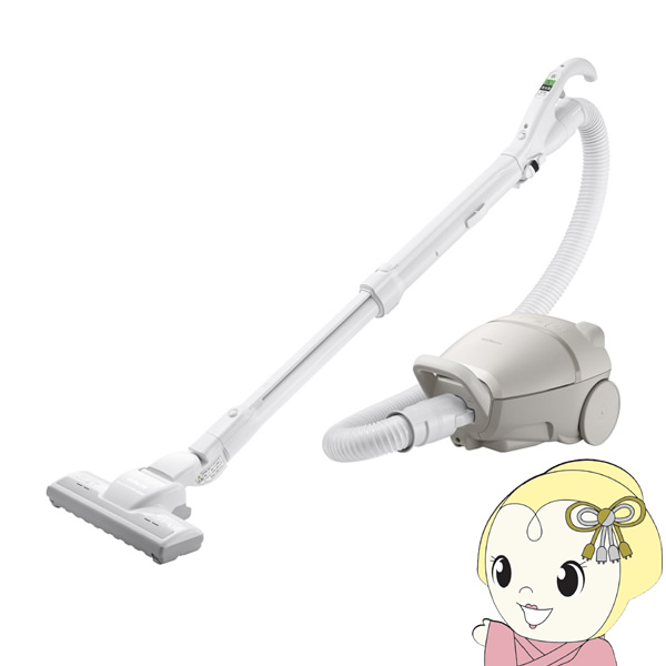 掃除機 日立 HITACHI 紙パック式クリーナー コード式 自走式パワーブラシ ベージュ かるパック CV-KP90P-C