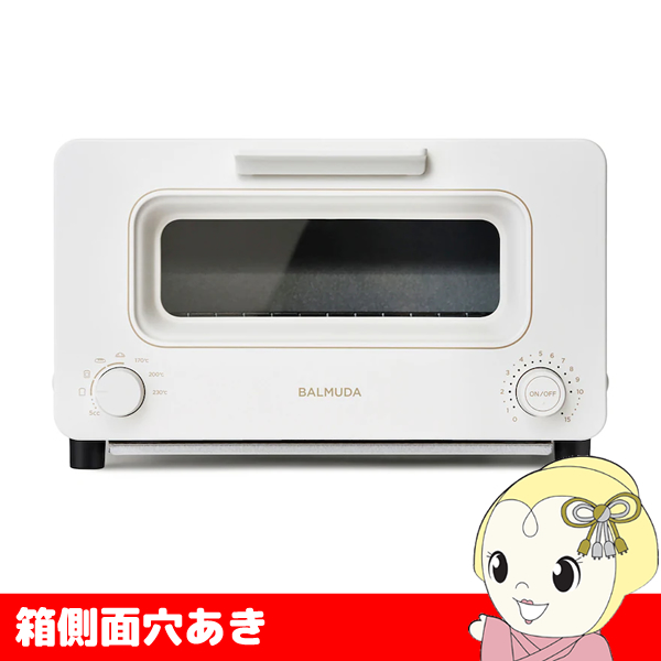 箱側面穴あき】オーブントースター BALMUDA The Toaster ホワイト K11A 