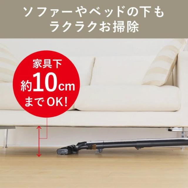 掃除機 三菱 MITSUBISHI 紙パック式クリーナー Be-K コード式 自走式パワーブラシ ホワイトゴールド TC-FD2F-N_5