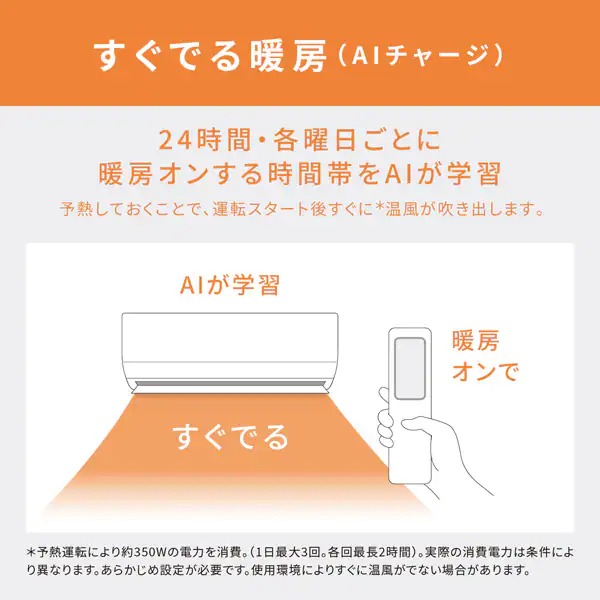 エアコン パナソニック CS-EX286D-W ルームエアコン Eolia エオリア EXシリーズ 10畳用 2.8kW クリスタルホワイト_2