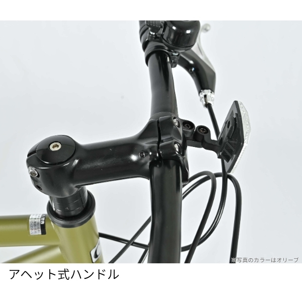 【メーカー直送】 自転車 美和商事 クールライド（400） 700X28C（約27インチ） 外装6段変速 鍵付き オリーブ_3