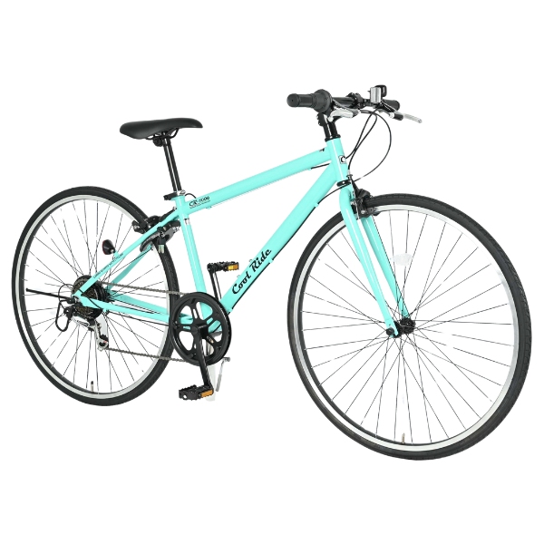 【メーカー直送】 自転車 美和商事 クールライド（400） 700X28C（約27インチ） 外装6段変速 鍵付き ミント_1