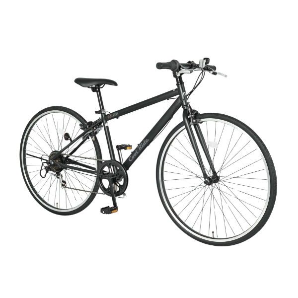 【メーカー直送】 自転車 美和商事 クールライド（360） 700X32C（約27インチ） 外装6段変速 鍵付き ブラック_1