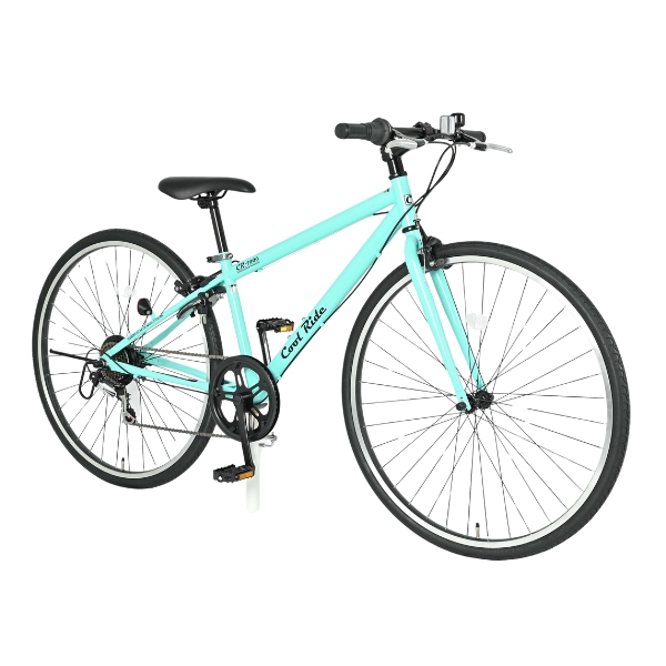【メーカー直送】 自転車 美和商事 クールライド（360） 700X32C（約27インチ） 外装6段変速 鍵付き ミント_1