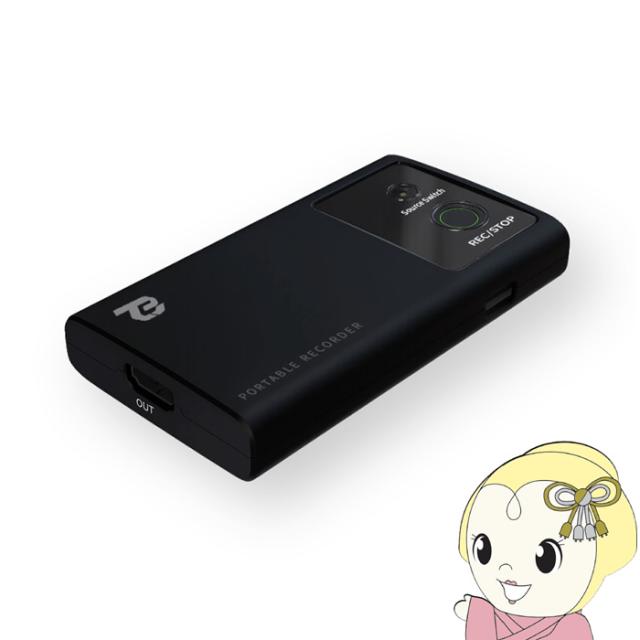 ビデオキャプチャー TEC TPREC-FHD フルHD録画 4K入力対応 HDMIパススルー USB-C対応 ポータブルキャプチャーボックス microSD保存 録画機