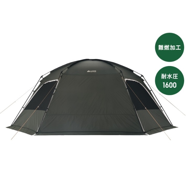 LOGOS ロゴス neos コネクトベース・ヘキサドーム 600-BF 71202007 大型ドームテント 6mサイズ_1